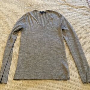 Theory ribbed v-neck sweater